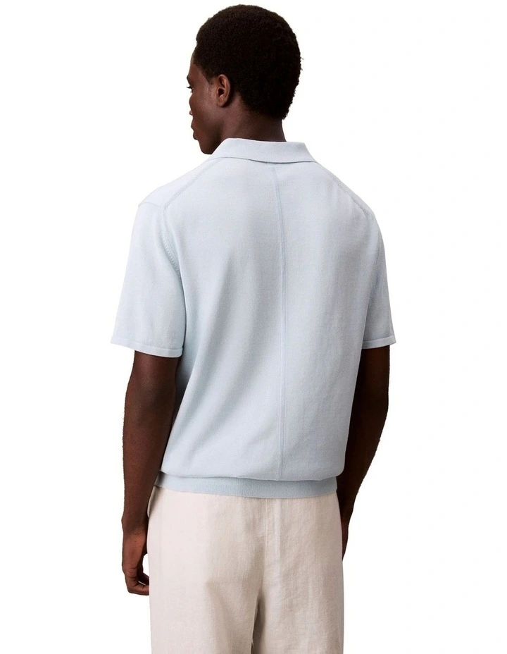 Supima Cotton Polo Shirt Winter Sky image 2