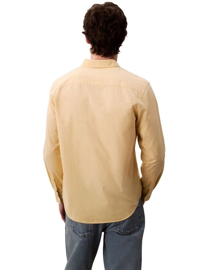 Solid Oxford Classic Long Sleeve Shirt in Sunlight image 2