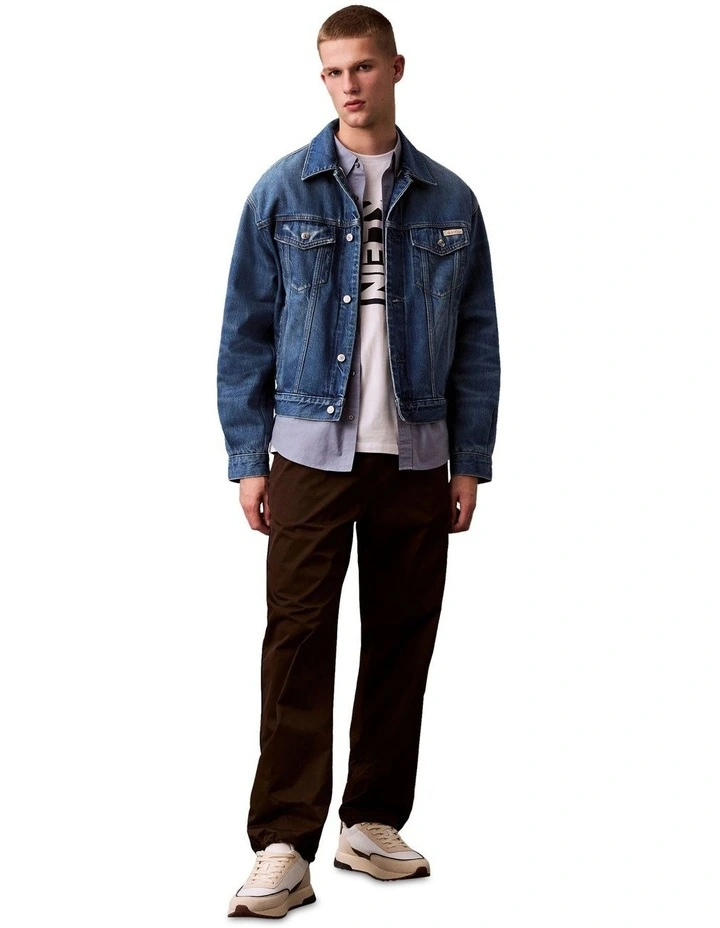 Solid Oxford Classic Long Sleeve Shirt in Blue image 6