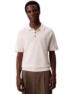 Supima Cotton Polo Shirt in Tofu