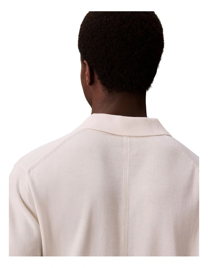Supima Cotton Polo Shirt in Tofu image 5