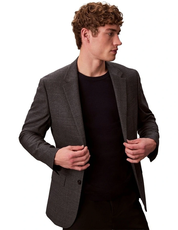 Merino Crew Neck Sweater in Dark Sapphire image 4