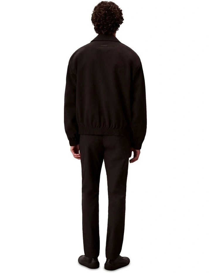 Slim Tech Stretch Trouser in Black image 6