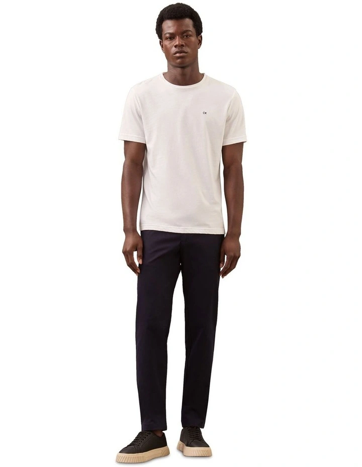 Sateen Streth Slim Chino Pant in Dark Sapphire image 4