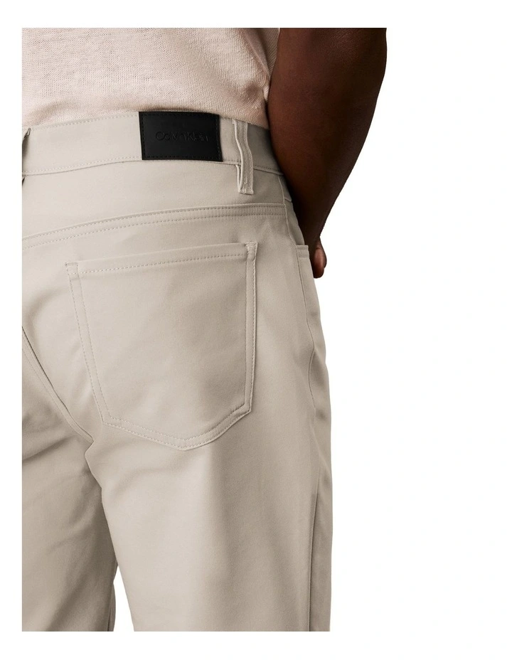 Slim Stretch 5 Pocket Pant in Vintage Khaki image 4