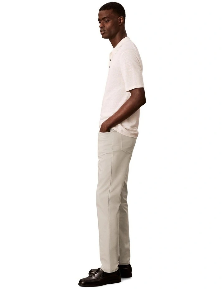 Slim Stretch 5 Pocket Pant in Vintage Khaki image 5