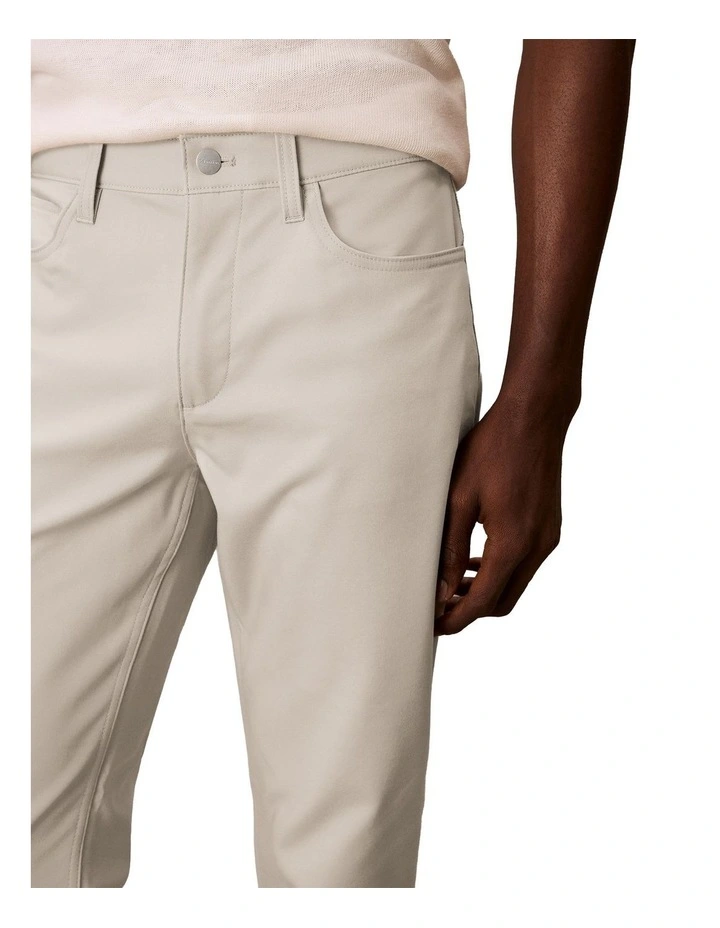 Slim Stretch 5 Pocket Pant in Vintage Khaki image 6