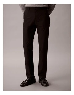Slim Tech Pants in Black