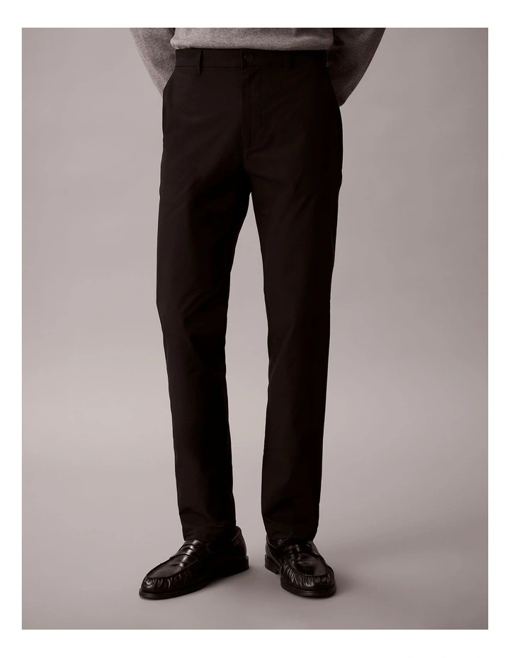 Slim Tech Pants in Black image 1