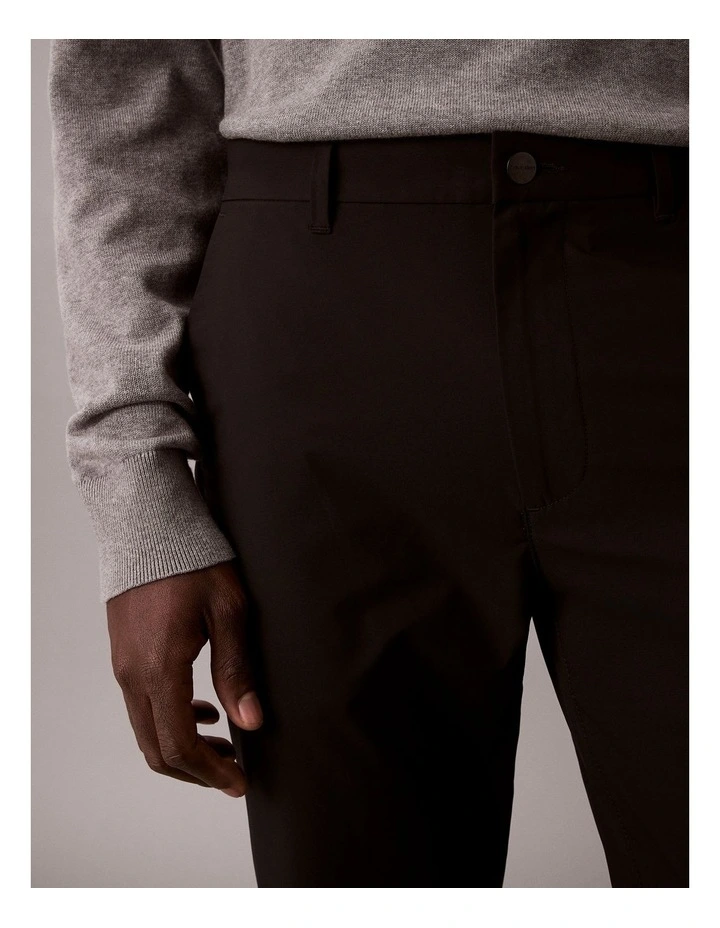 Slim Tech Pants in Black image 2