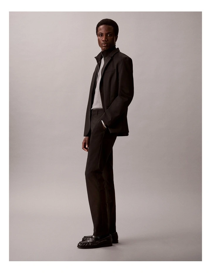 Slim Tech Pants in Black image 3