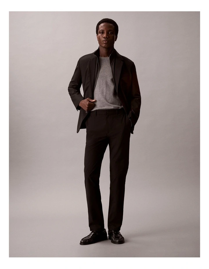Slim Tech Pants in Black image 5