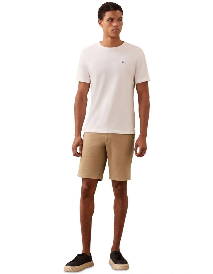 Modern Twill Slim Chino Shorts in Tree House image 4
