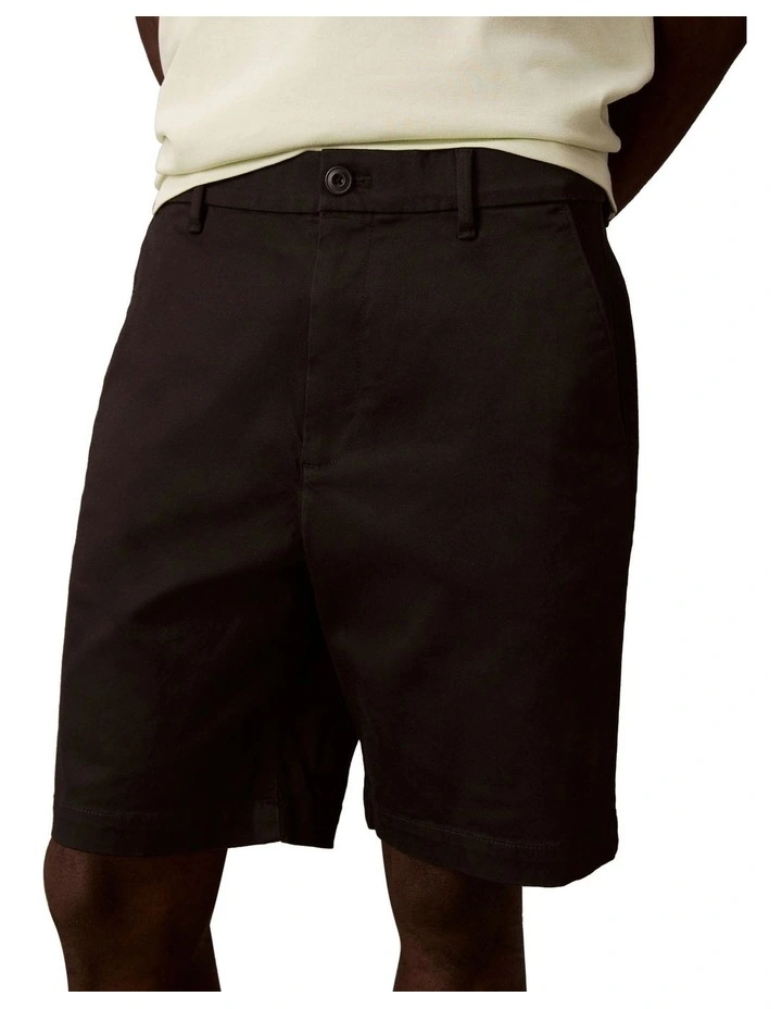 Refined Stretch Classic Short 9 In Black image 1