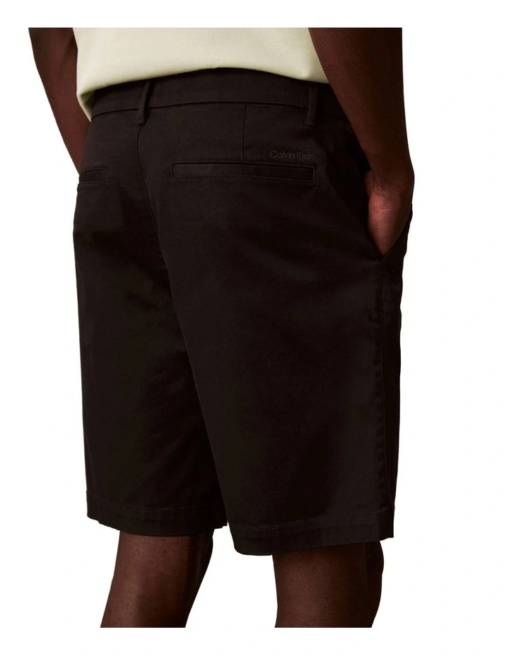 Refined Stretch Classic Short 9 In Black image 2