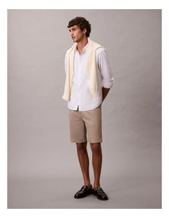 Refined Stretch Classic Shorts Vintage Khaki