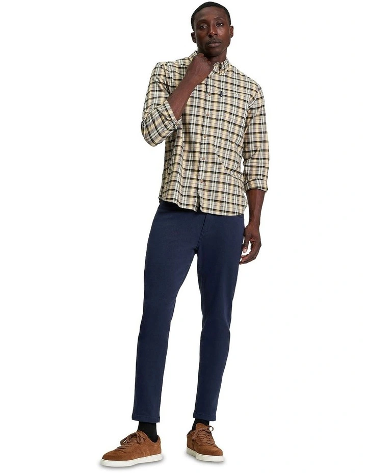 Oxford Check Long Sleeve Shirt in Multi image 3