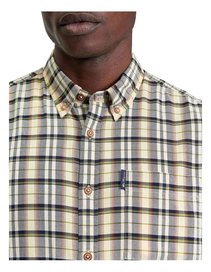 Oxford Check Long Sleeve Shirt in Multi image 4