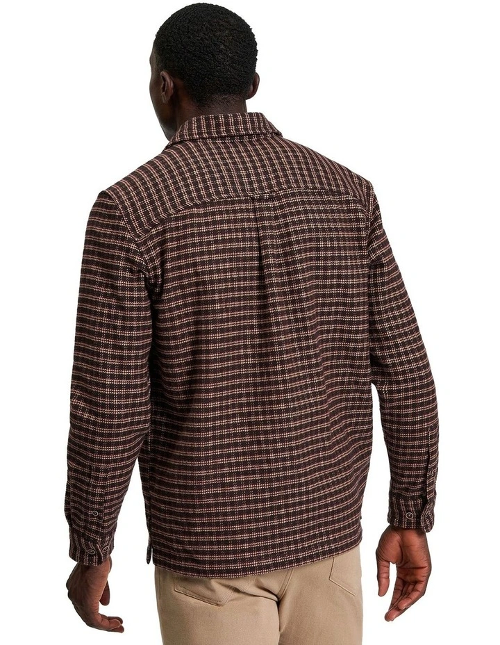 Puppytooth Overshirt in Bark image 2