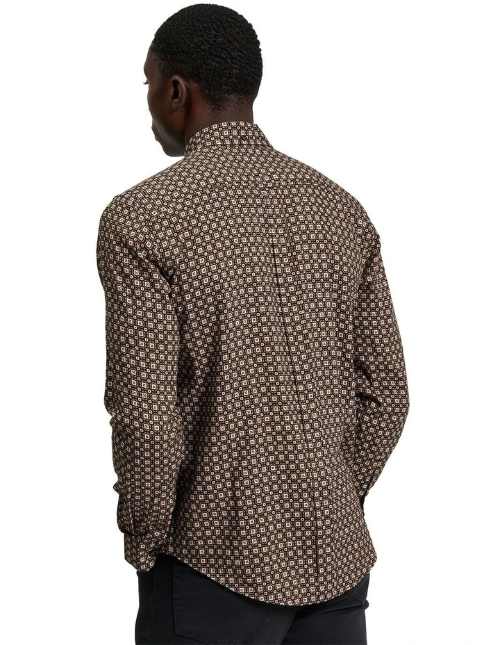 Foulard Print in Bronze image 2