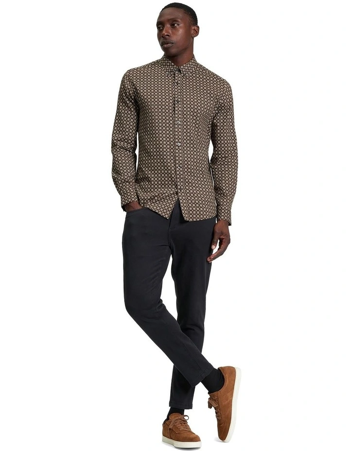 Foulard Print in Bronze image 3