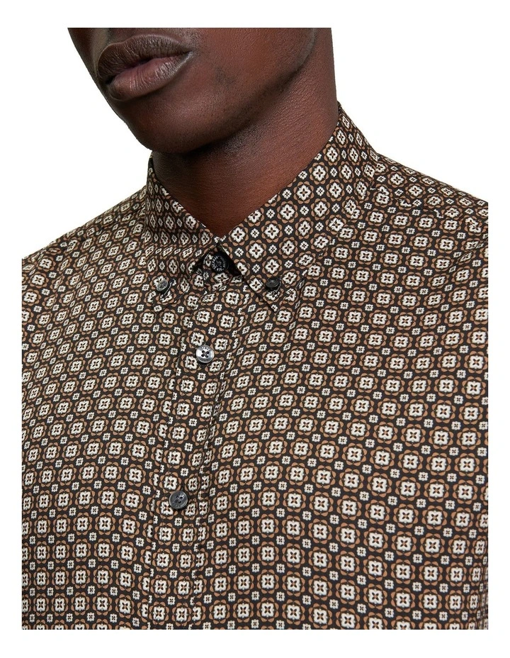 Foulard Print in Bronze image 4