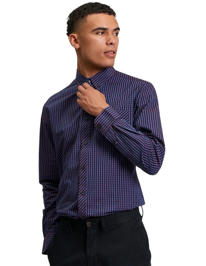 Signature Gingham Long Sleeve Shirt in Multi image 1