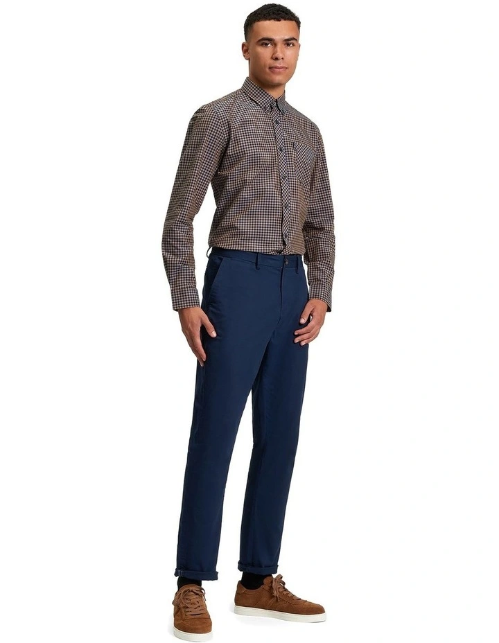 Signature Gingham Long Sleeve Shirt in Bronze image 3