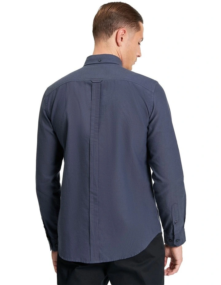 Signature Oxford Long Sleeve Shirt in Slate image 2
