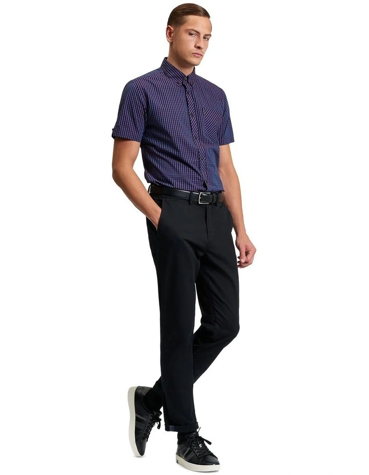 Signature Gingham Short Sleeve Shirt in Multi image 3