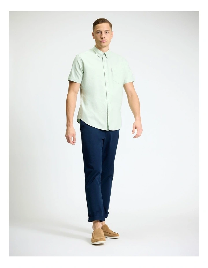 Signature Oxford Short Sleeve Shirt Pistachio image 3