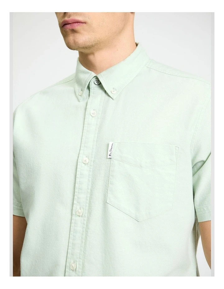Signature Oxford Short Sleeve Shirt Pistachio image 4