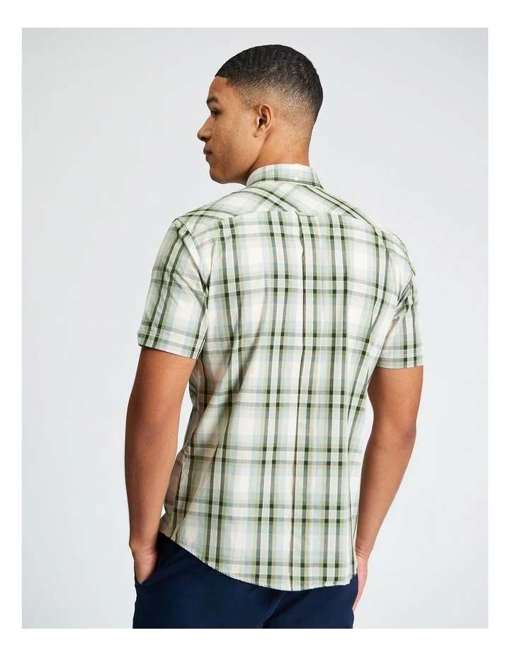 Classic Check Short Sleeve Shirt Forest image 2