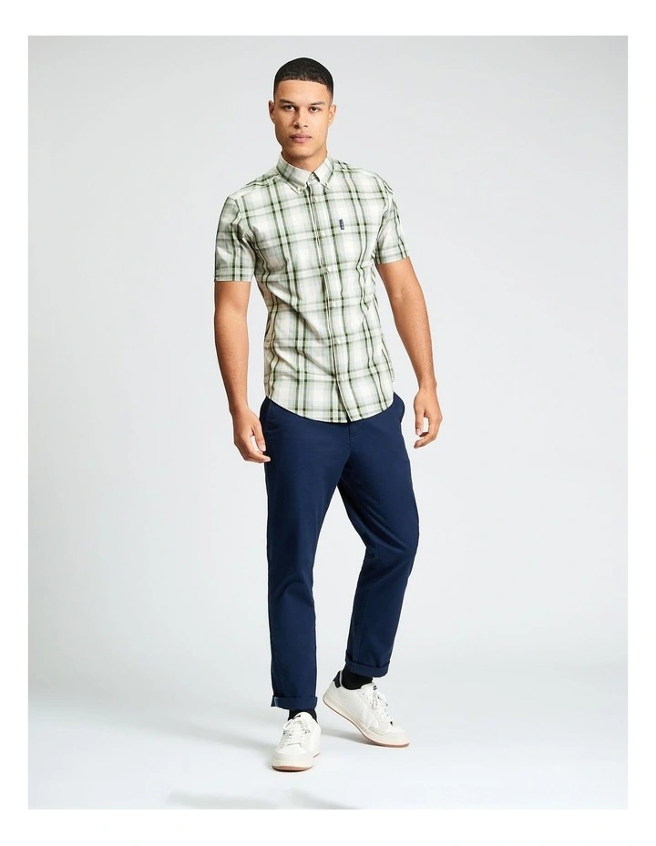 Classic Check Short Sleeve Shirt Forest image 3