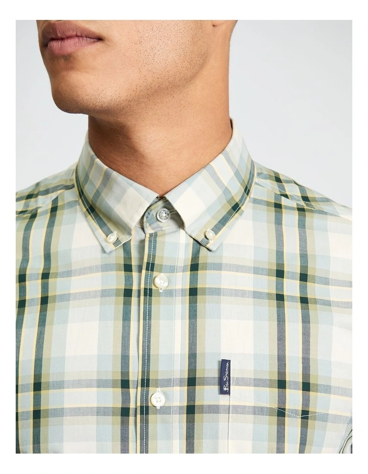 Classic Check Short Sleeve Shirt Forest image 4