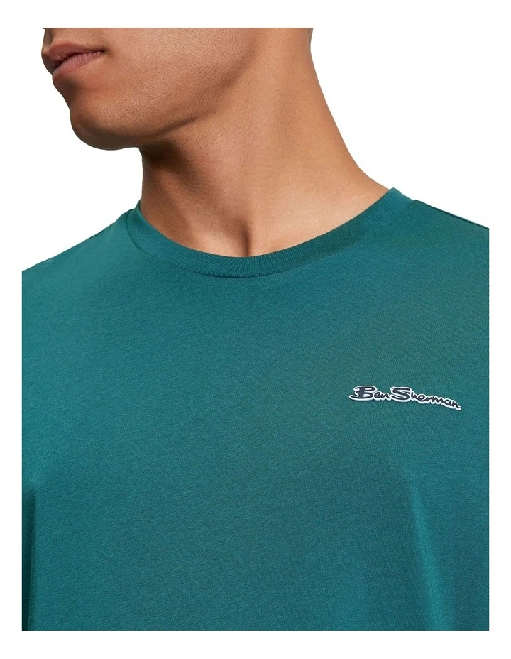 Signature Tee in Teal image 4