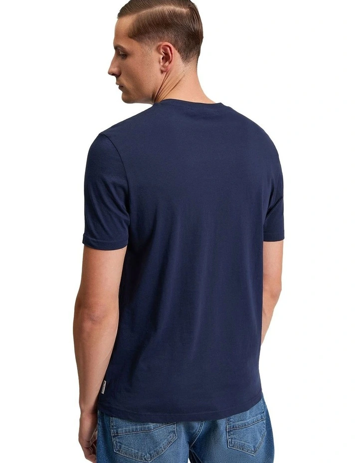 Core Stripe Tee in Dark Navy image 2