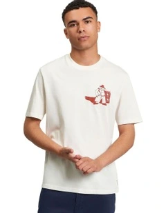 Secret Tune Society Tee in Ivory