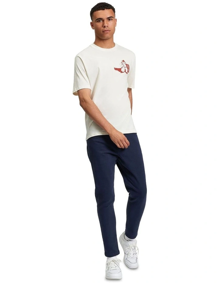 Secret Tune Society Tee in Ivory image 3