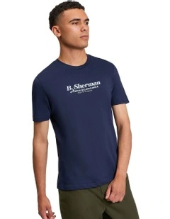 Pinball Tour Tee in Dark Navy