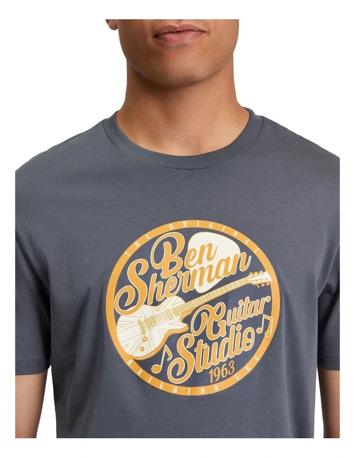 Guitar Studio Tee in Slate image 4