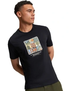 Retro Adventure Tee in Black