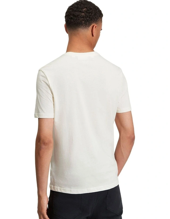 Turn Table Tee in Ivory image 2