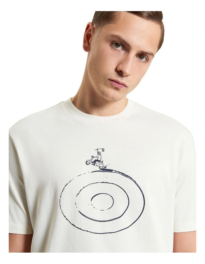 Rascal Rider Tee in Ivory image 4