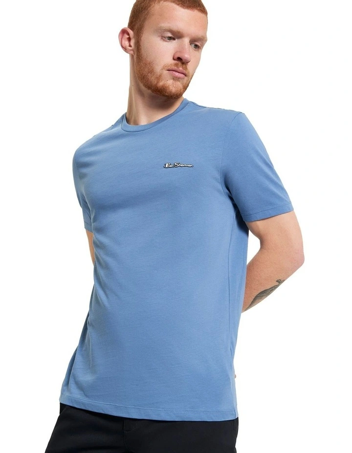 Signature Tee in Riviera Blue image 1