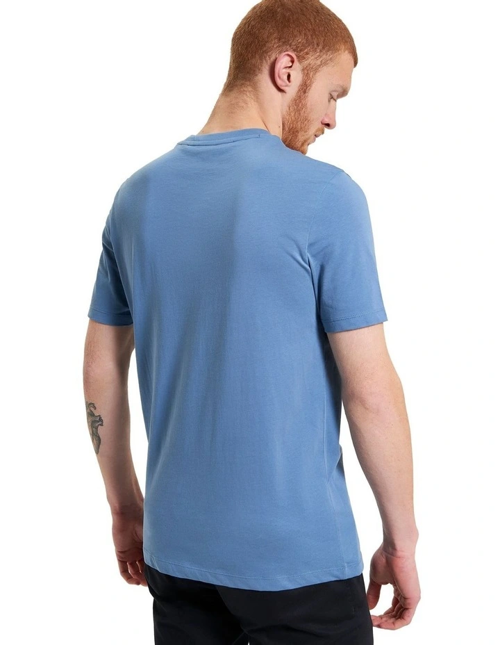 Signature Tee in Riviera Blue image 2