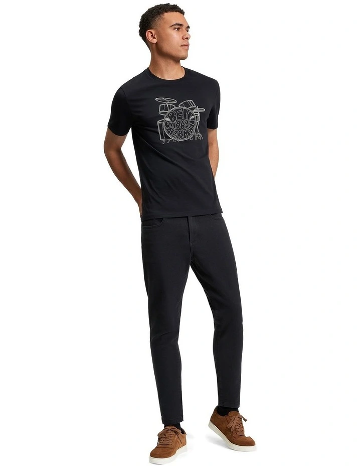 Drum Kit Tee in Black image 3