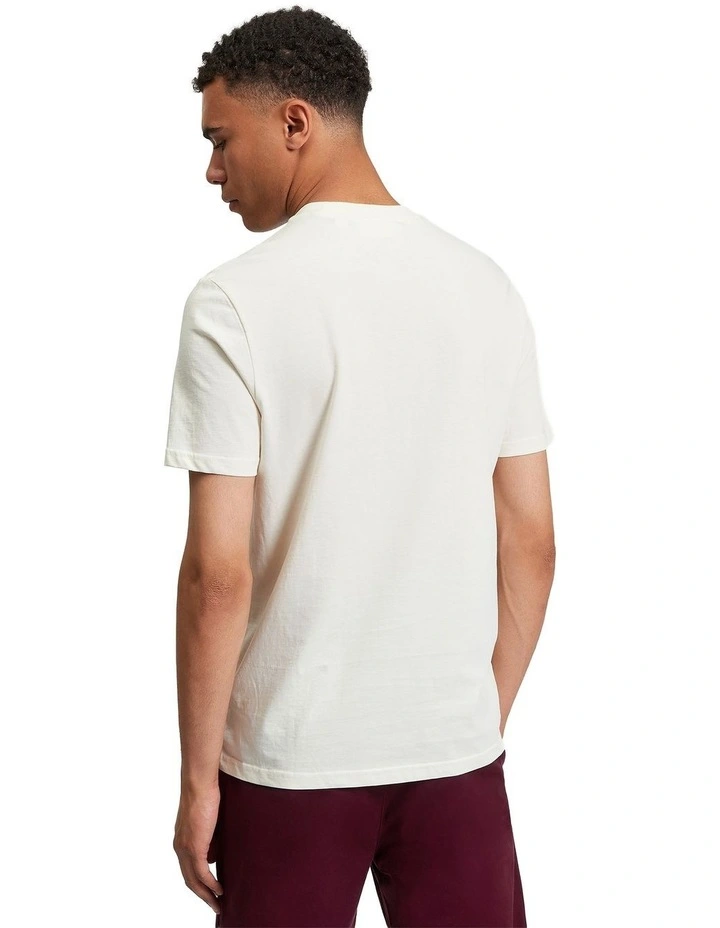 Signature Target Tee in Cream image 2