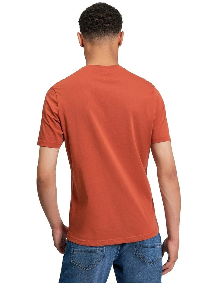 Signature Target Tee in Burnt Orange image 2