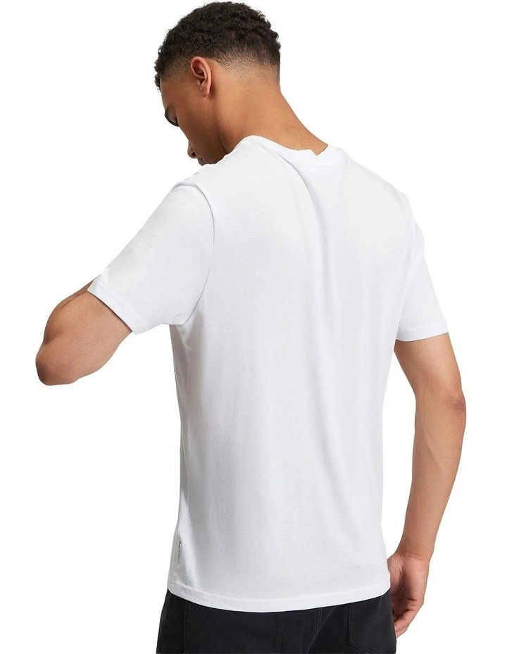 The Busker Tee in White image 2